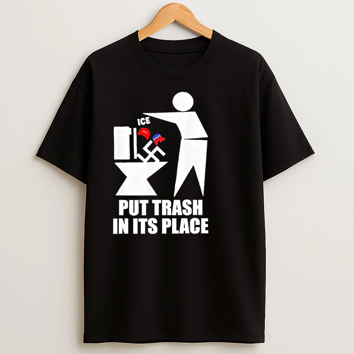Ice Put Trash In Its Place Shirts