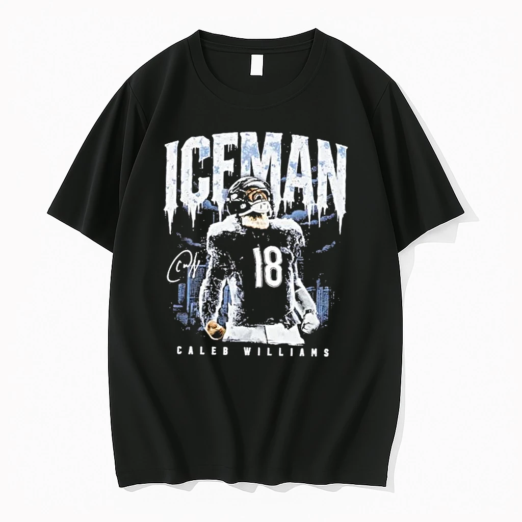 Iceman Caleb Williams Chicago Bears Football Skyline Shirts