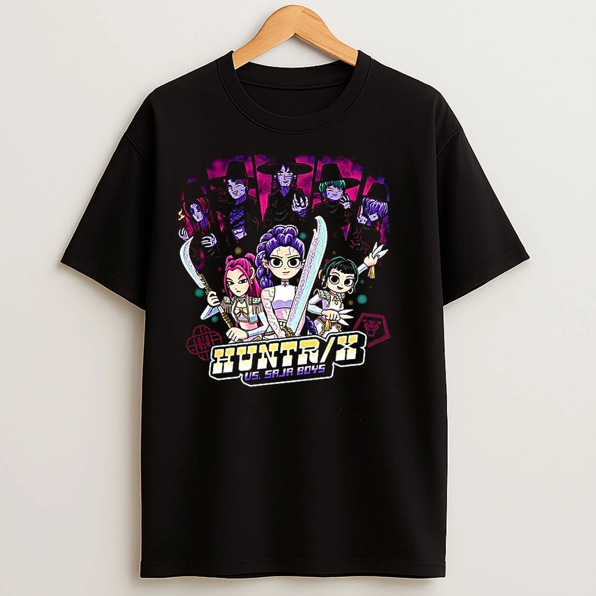 Idol Pilgrim Hunter X Us Saja Boys Kpop Demon Hunters T Shirts