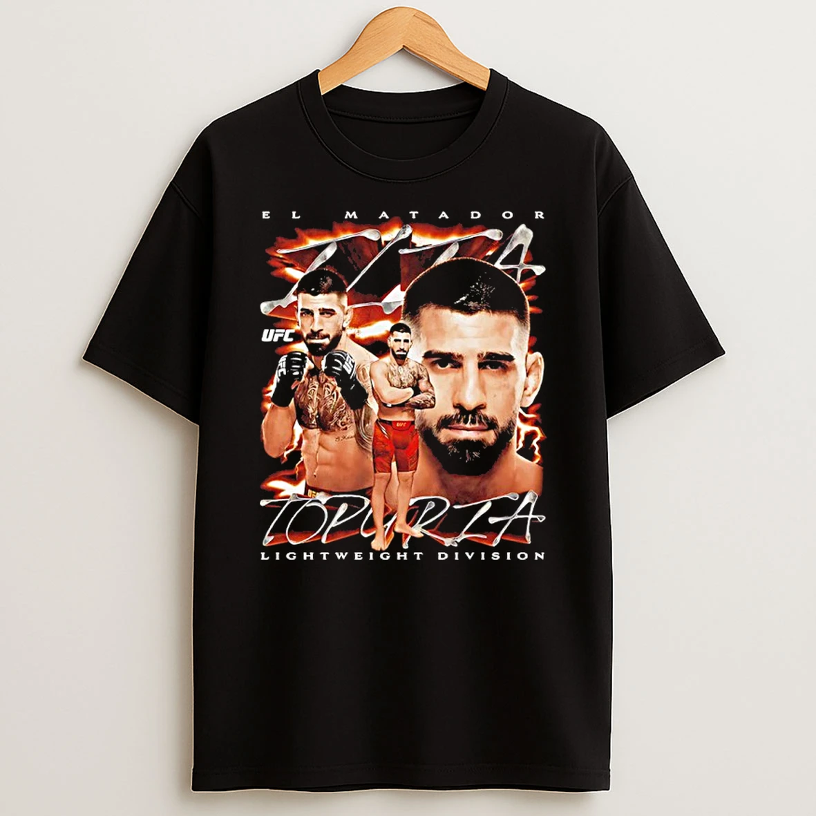 Ilia Topuria El Matador Ufc Lightweight Division 90s Vintage Shirts