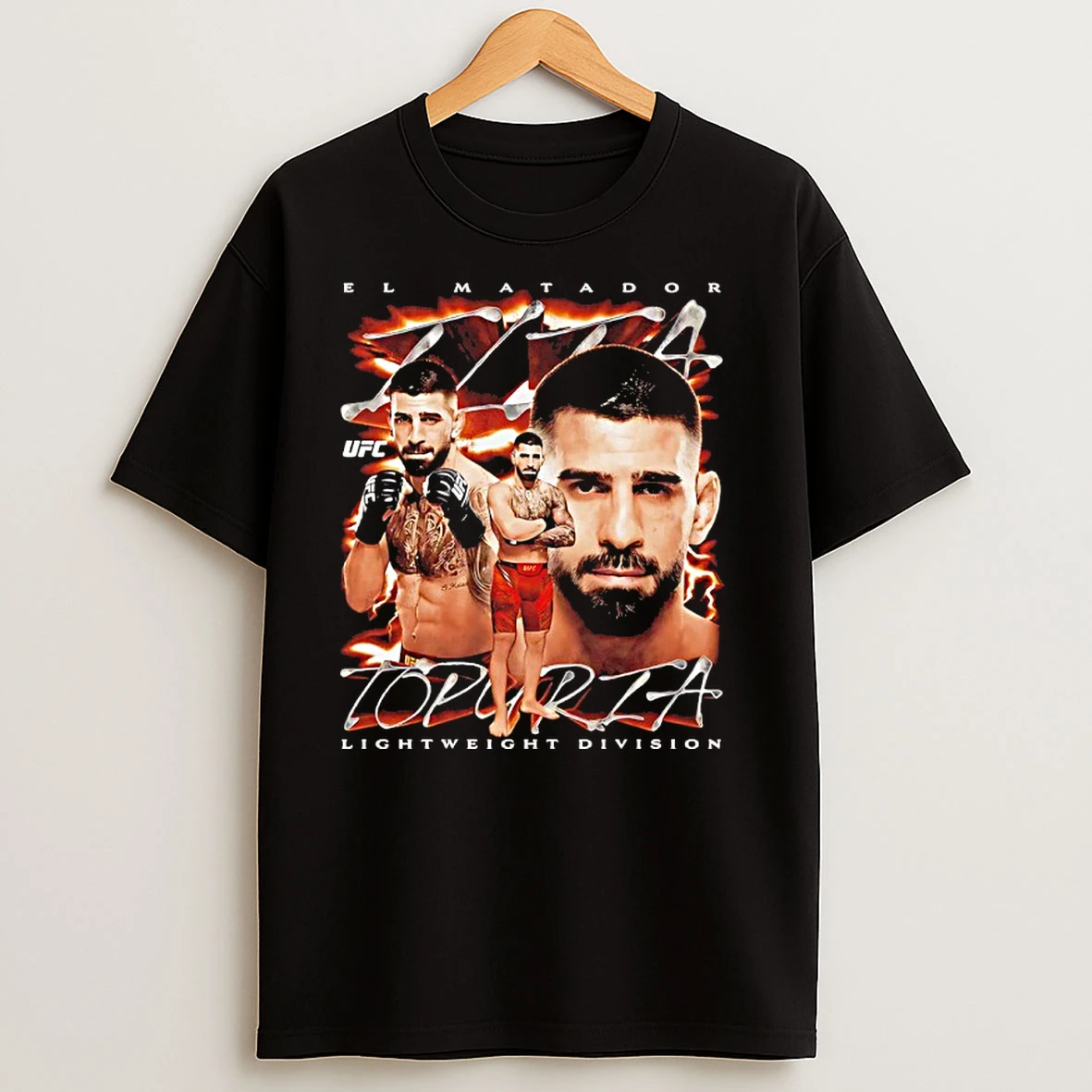 Ilia Topuria El Matador Ufc Lightweight Division 90s Vintage T Shirts