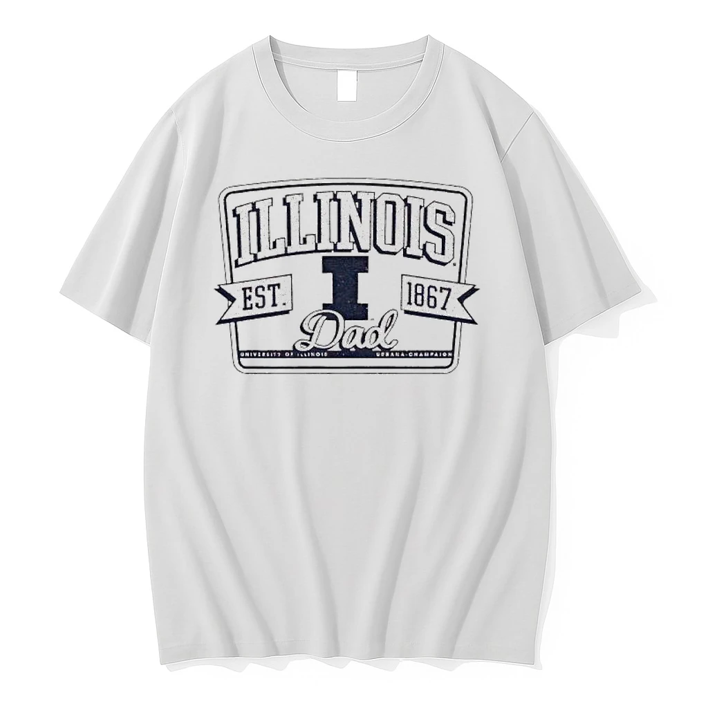 Illinois Dad Orange 1867 Shirts