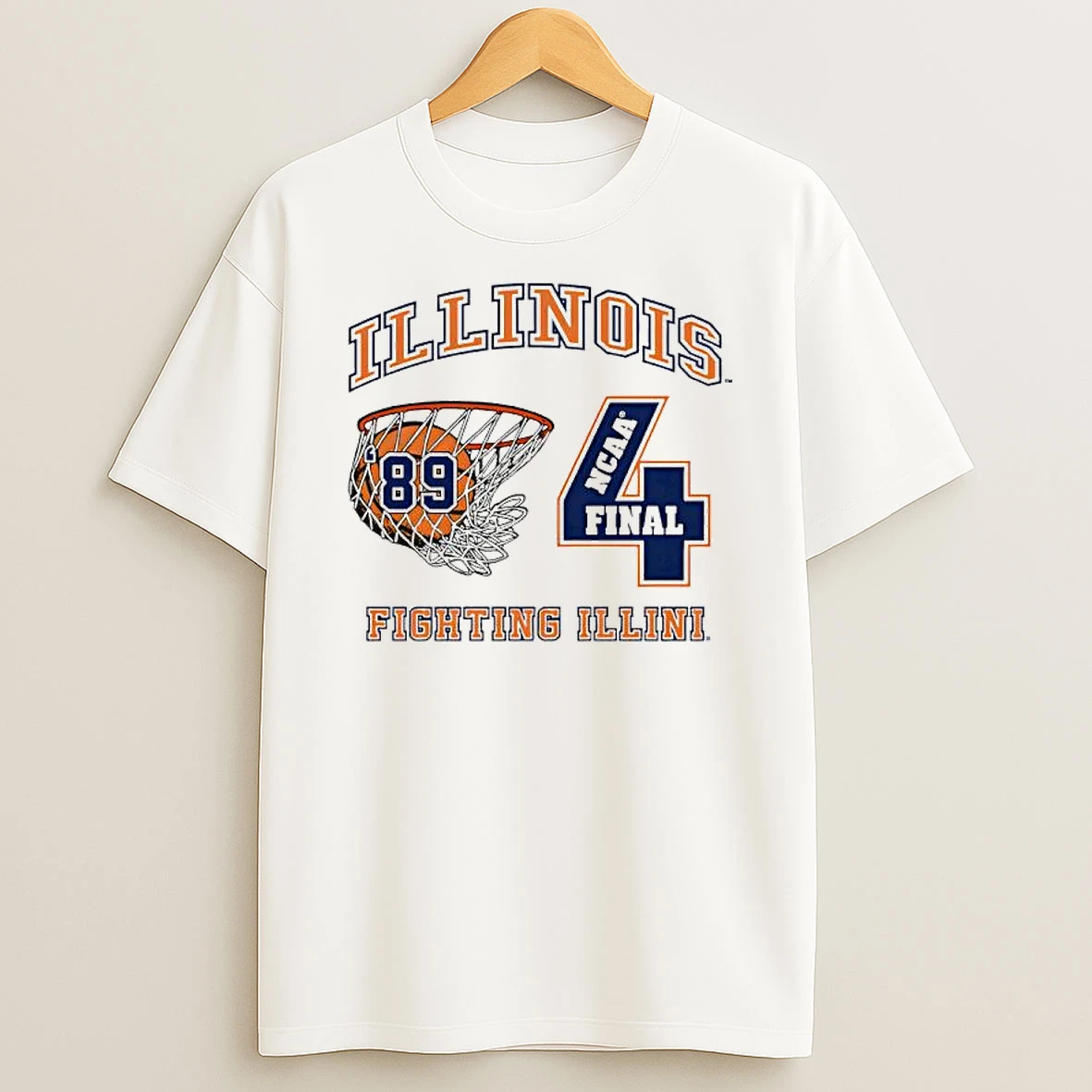 Illinois Fighting Illini Vintage 89 Final Four Shirts