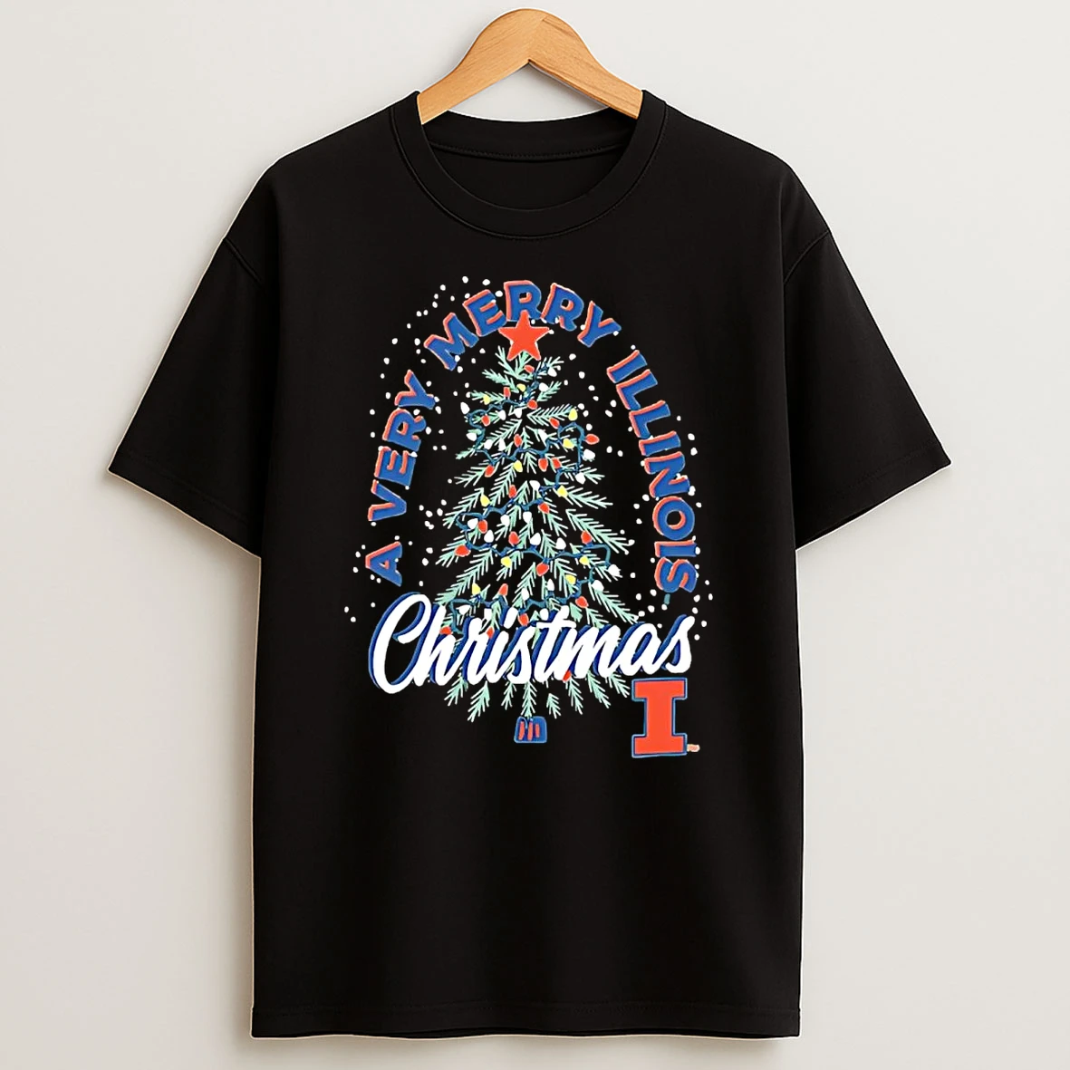 Illinois Fighting Illini A Very Merry Illinois Christmas Shirts