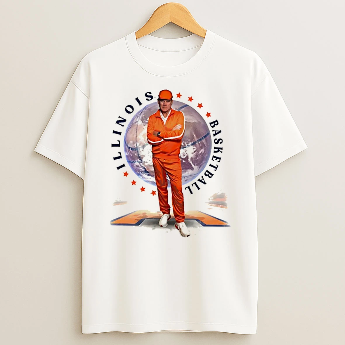 Illinois Fighting Illini Basketball Tracksuit Brad Shirts