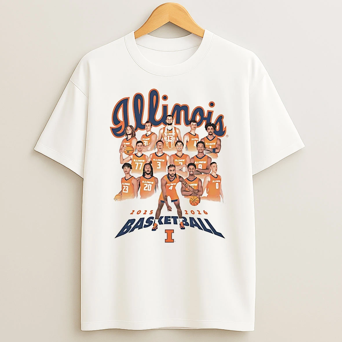 Illinois Fighting Illini Mens Basketball Team 2026 Shirts