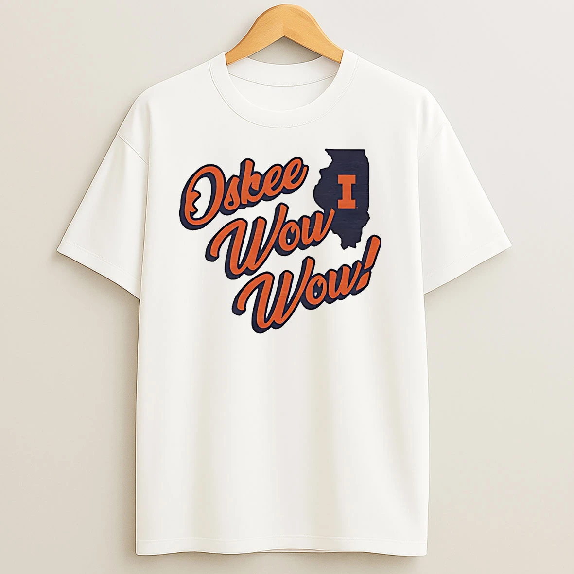 Illinois Fighting Illini Oskee Wow Wow T Shirts