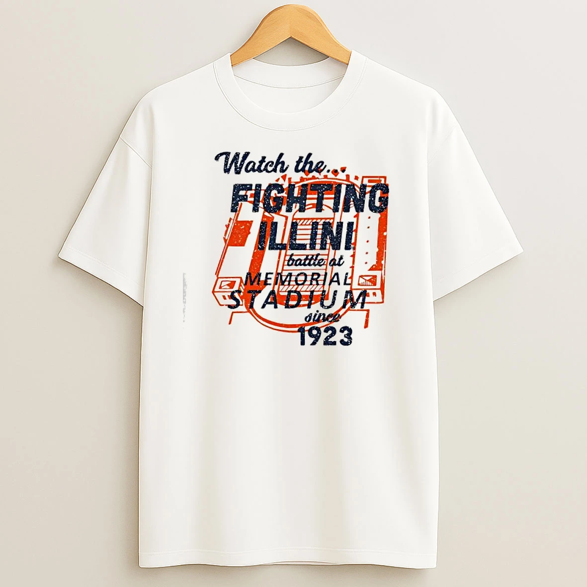 Illinois Football Memorial Stadium 1923 T Shirts