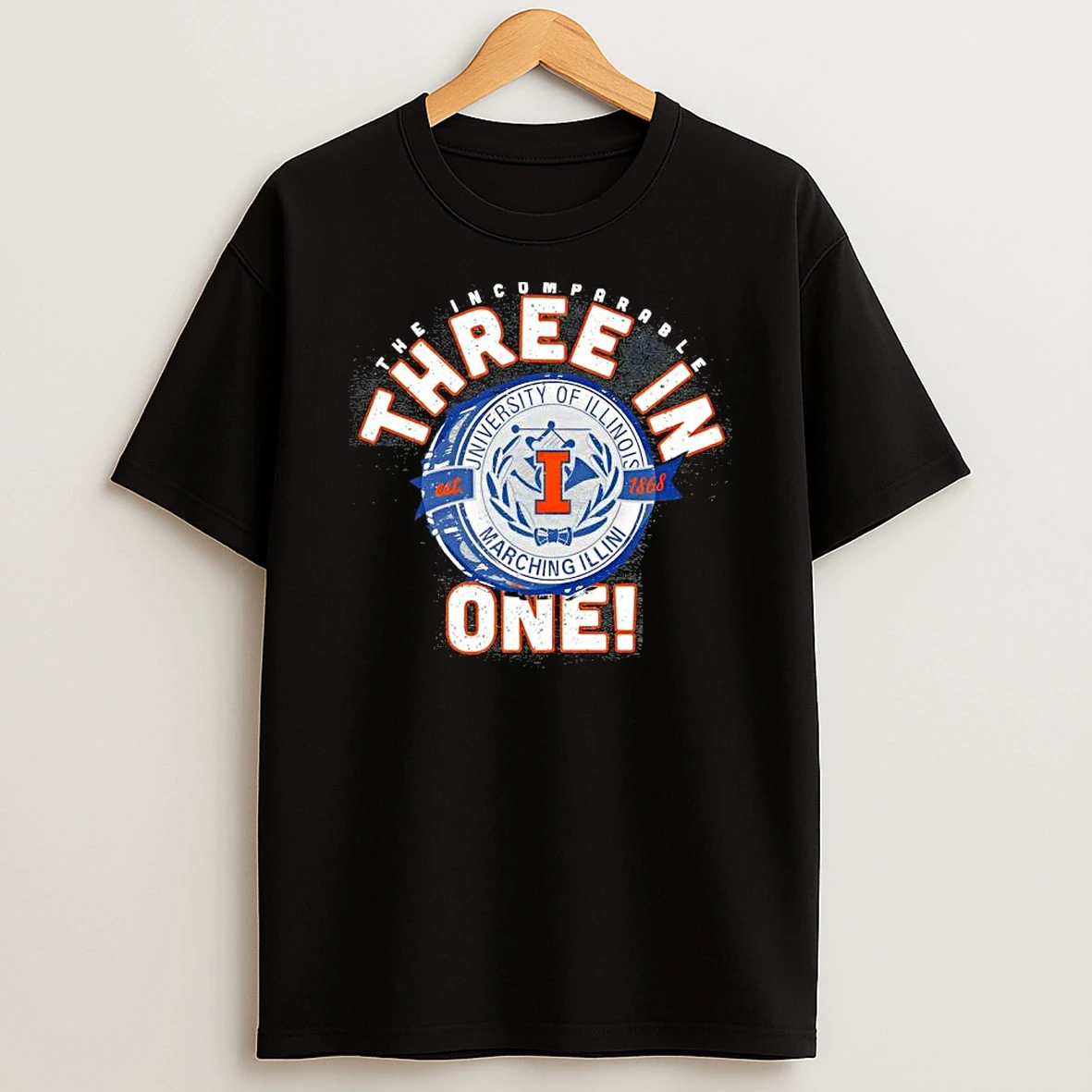 Illinois Marching Band Drum 3 In Shirts