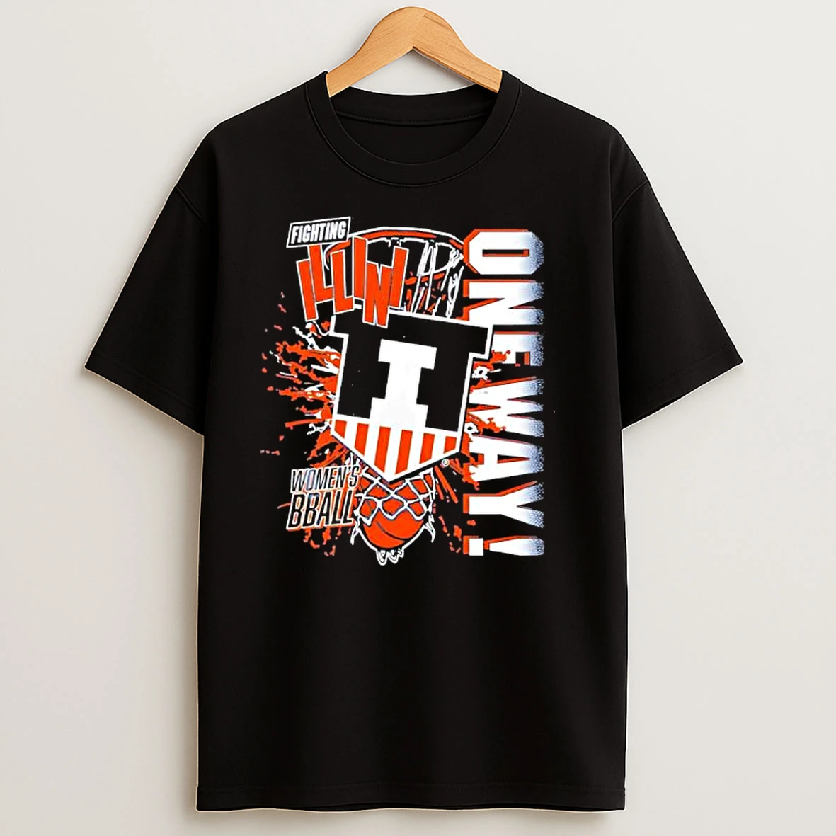 Illinois Womens Basketball One Way T Shirts