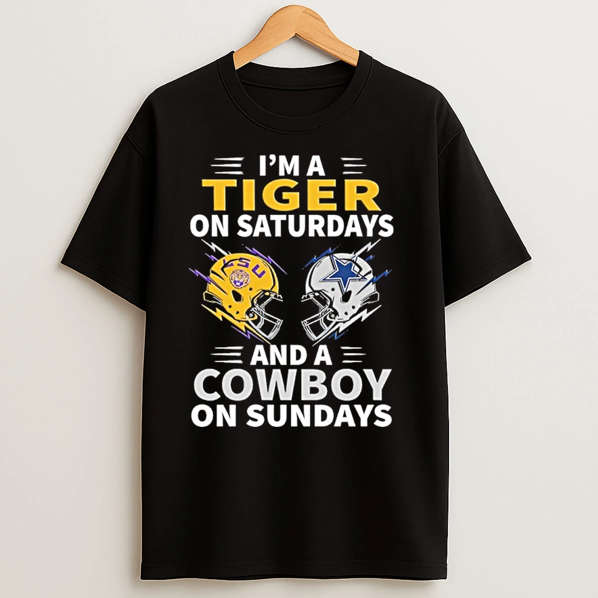 Im A Tiger On Saturdays And A Cowboy On Sundays T Shirts
