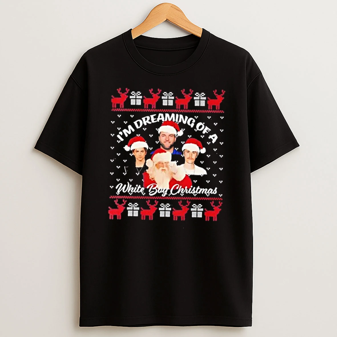 Im Dreaming Of A White Boy Christmas Tacky Christmas Shirts