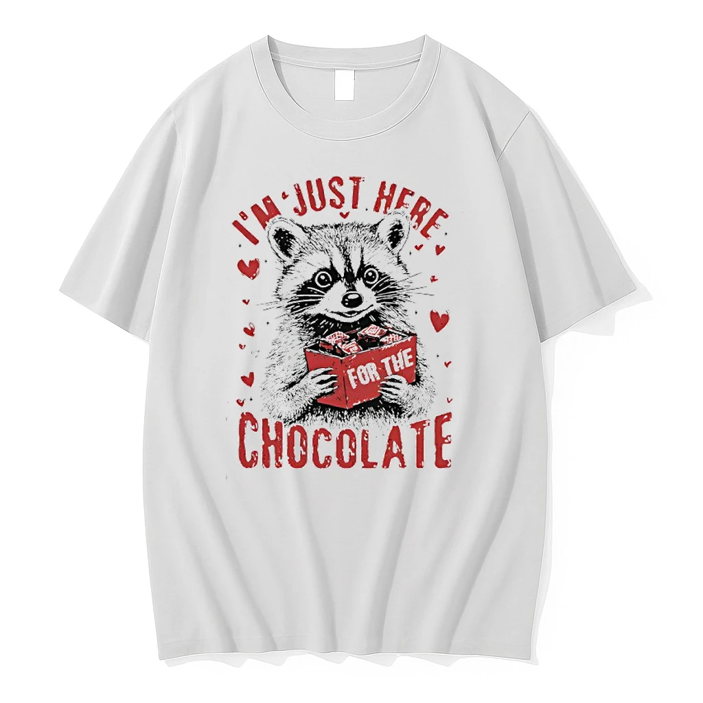 Im Just Here For The Chocolate Raccoon Shirts