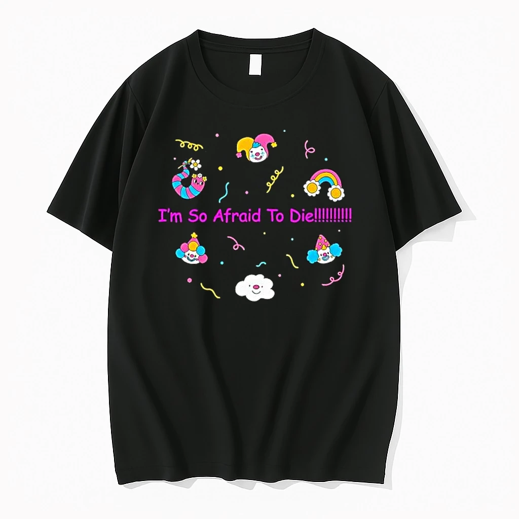 Im So Afraid To Die Clown Stickers Shirts