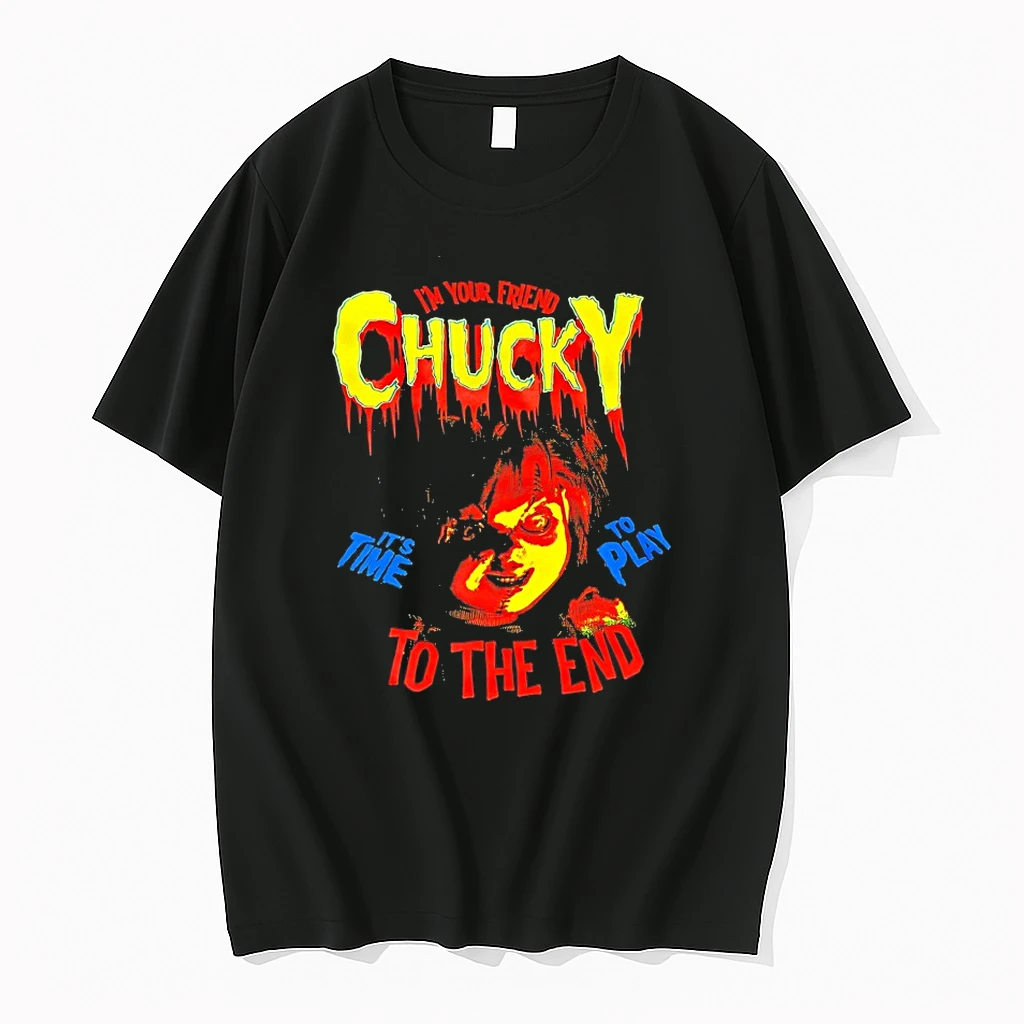 Im Your Friend Chucky Its Time To Play To The End Shirts