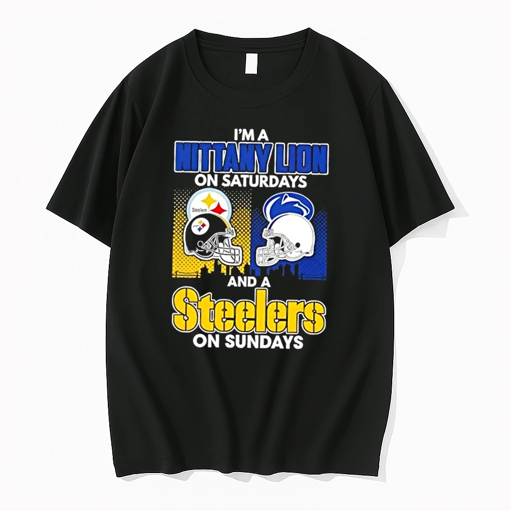 Im A Penn State Nittany Lions On Saturdays And A Pittsburgh Steelers On Sundays Skyline Shirts