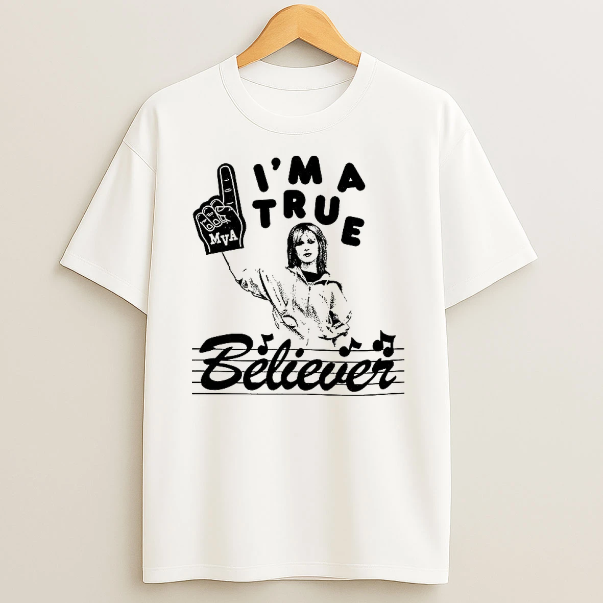 Im A True Believer Mustard Shirts