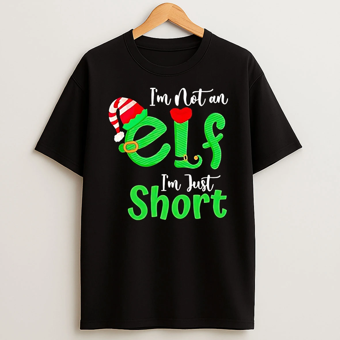 Im Not An Elf Im Just Short Christmas Shirts