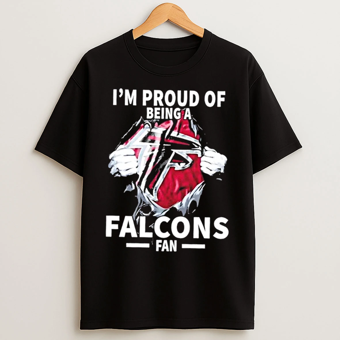 Im Proud Of Being A Atlanta Falcons Fan T Shirts