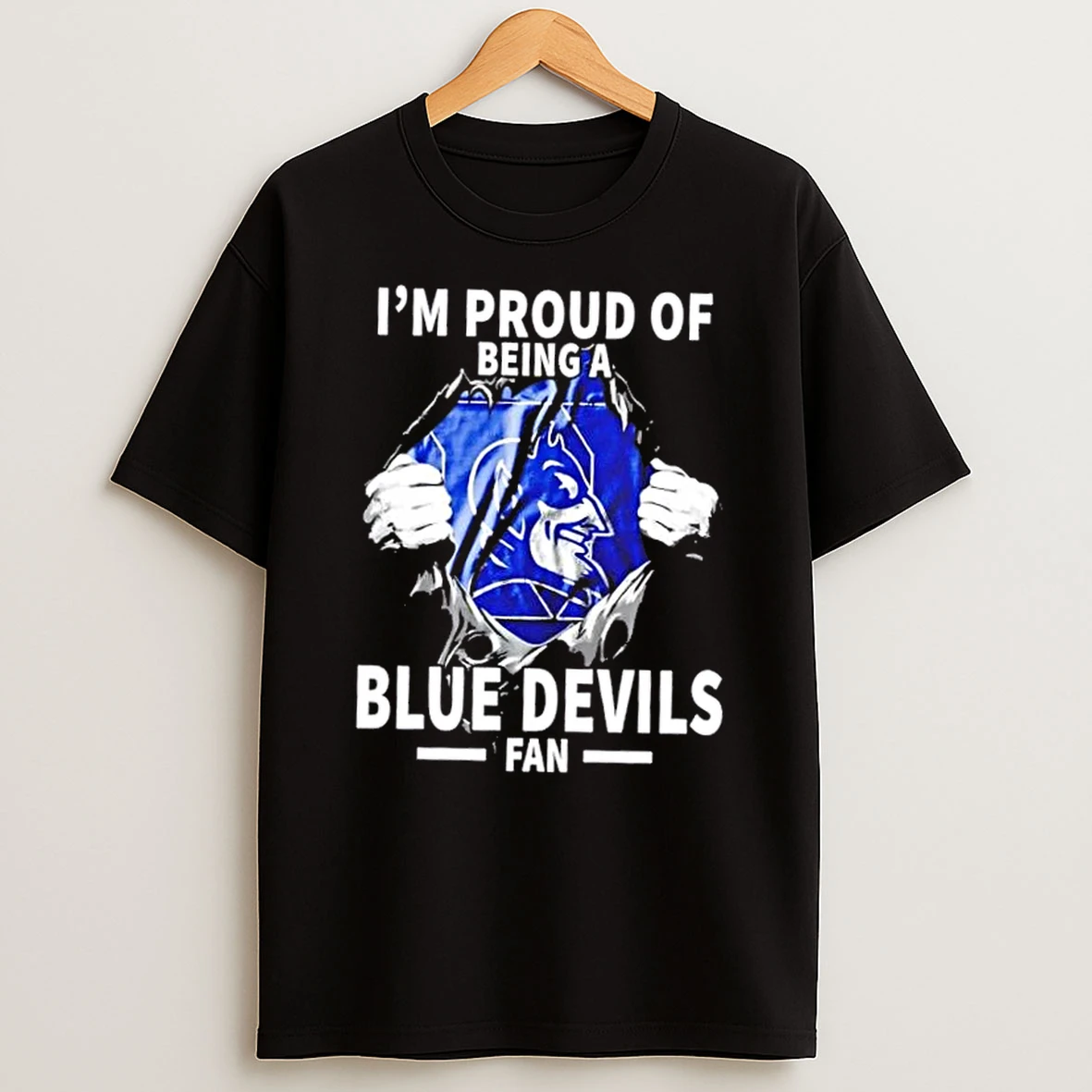 Im Proud Of Being A Duke Blue Devils Fan Shirts