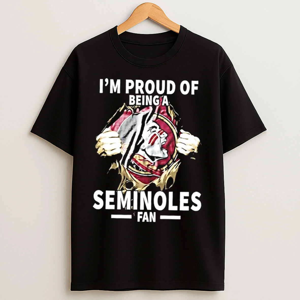 Im Proud Of Being A Florida State Seminoles Fan T Shirts