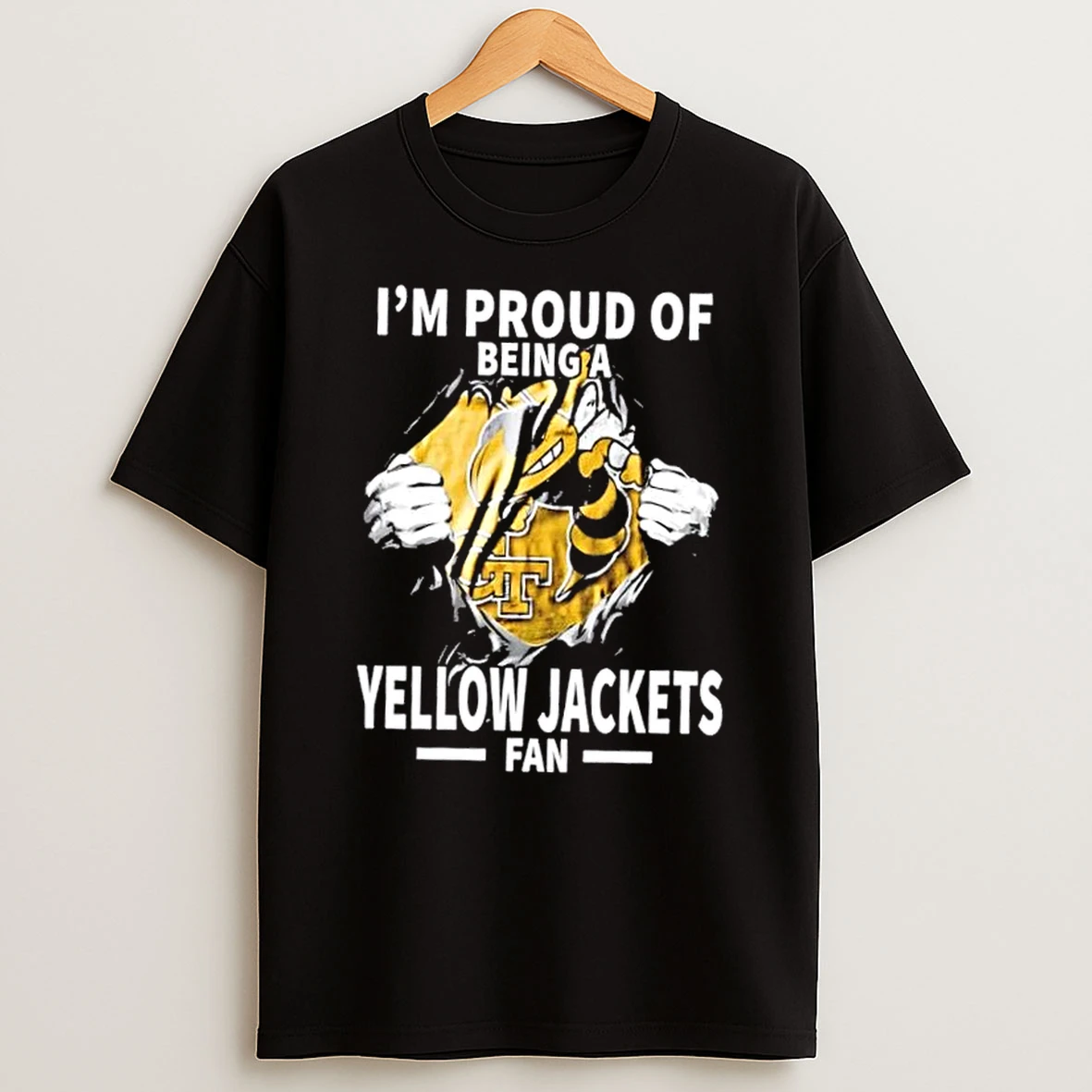 Im Proud Of Being A Georgia Tech Yellow Jackets Fan Shirts