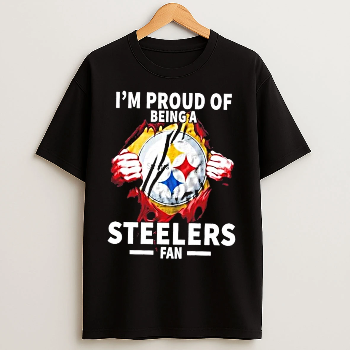 Im Proud Of Being A Pittsburgh Steelers Fan T Shirts