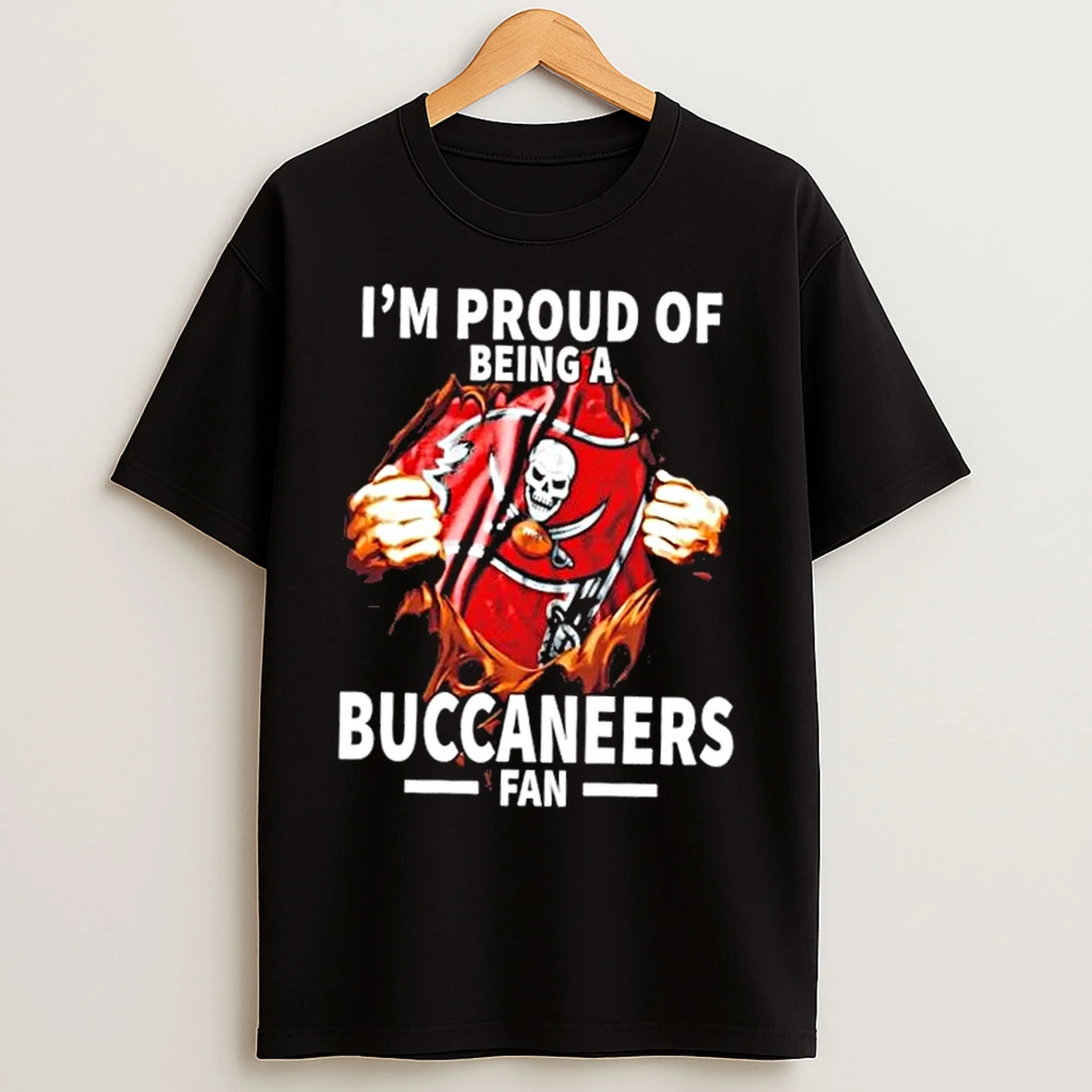 Im Proud Of Being A Tampa Bay Buccaneers Fan T Shirts