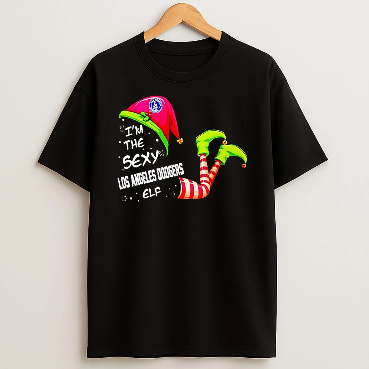 Im The Sexy Los Angeles Dodgers Elf Christmas Shirts
