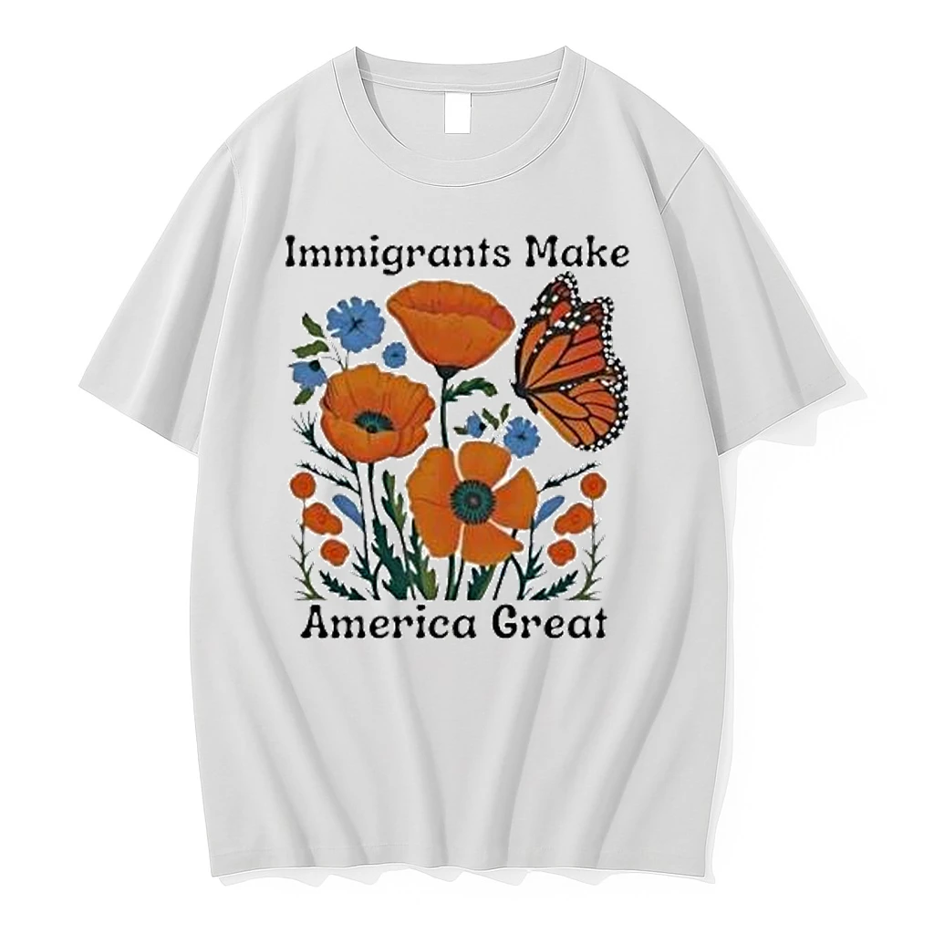 Immigrants Make America Great Butterfly Shirts