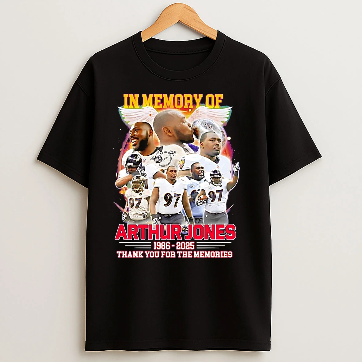 In Memory Of Arthur Jones 1986 2025 Thank You For The Memories T Shirts