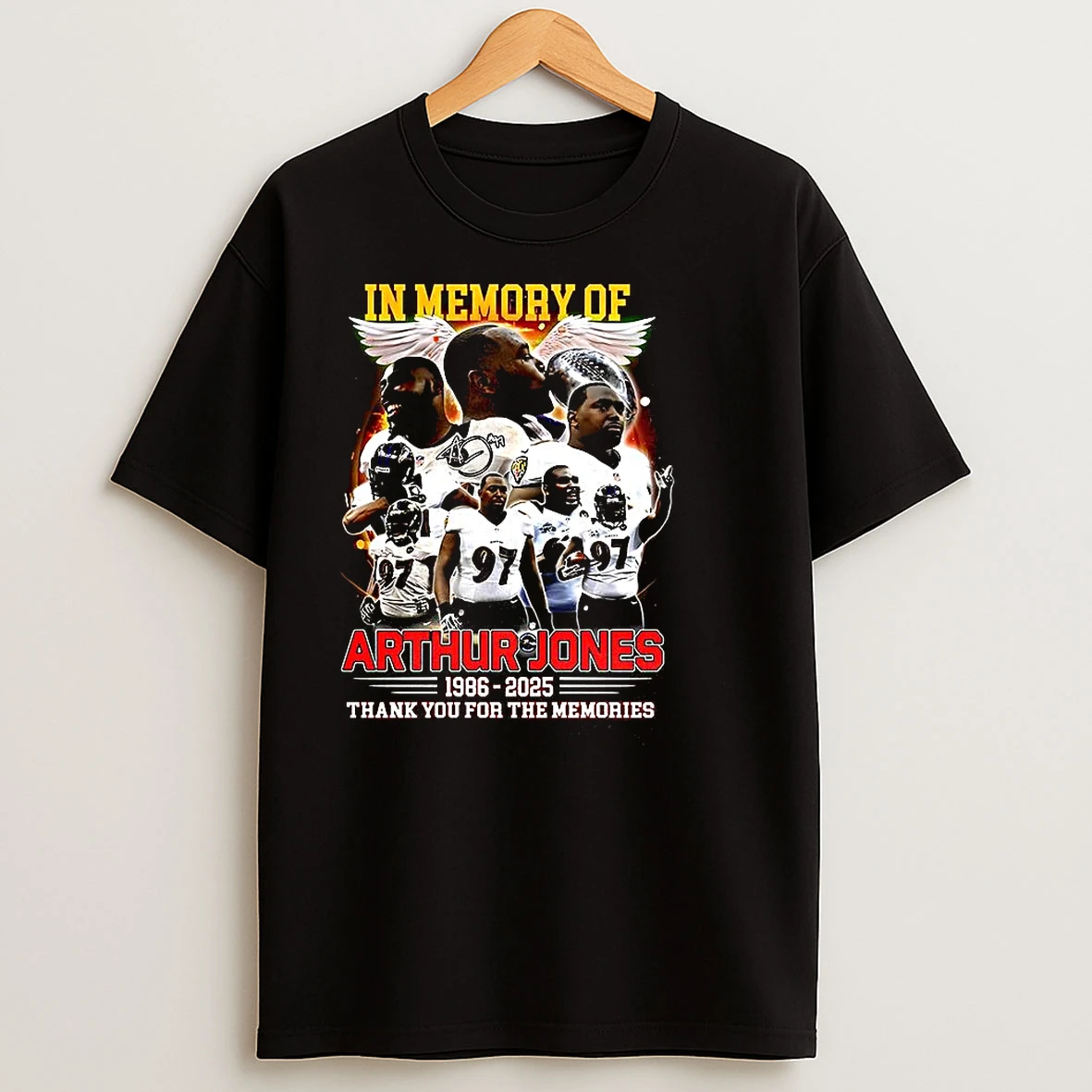 In Memory Of Arthur Jones 1986 2025 Thank You For The Memories Signature T Shirts