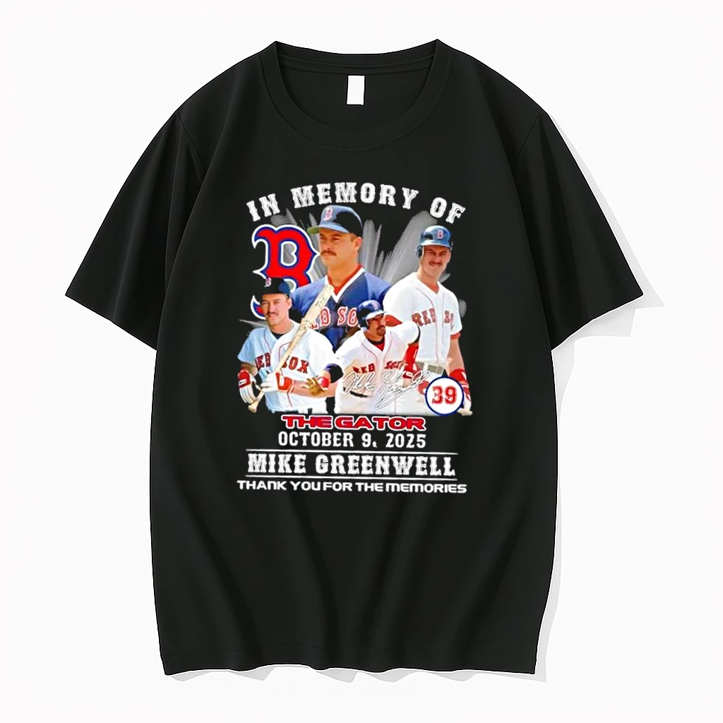 In Memory Of The Gator Mike Greenwell Boston Red Sox Shirts