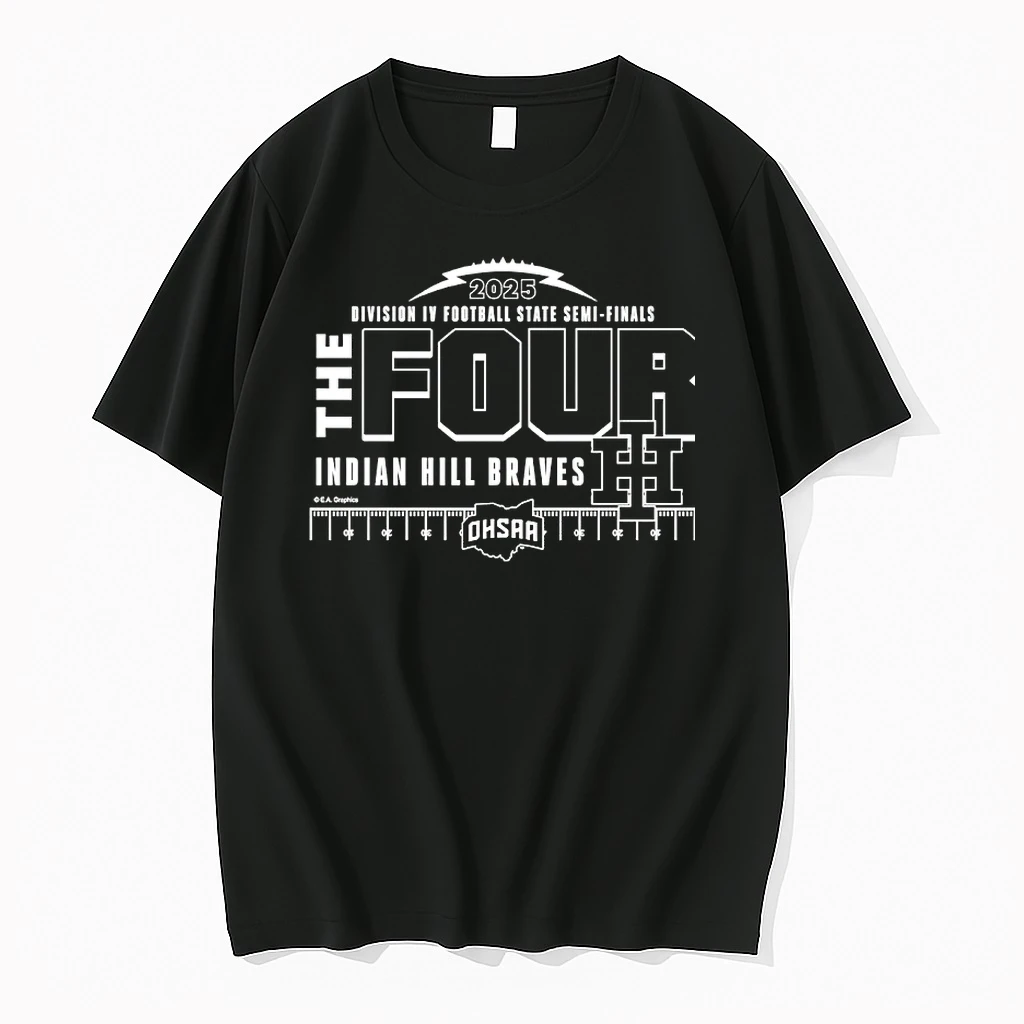 Indian Hill Braves 2025 Mhsaa D4 Football State Semi Finals The Four Shirts