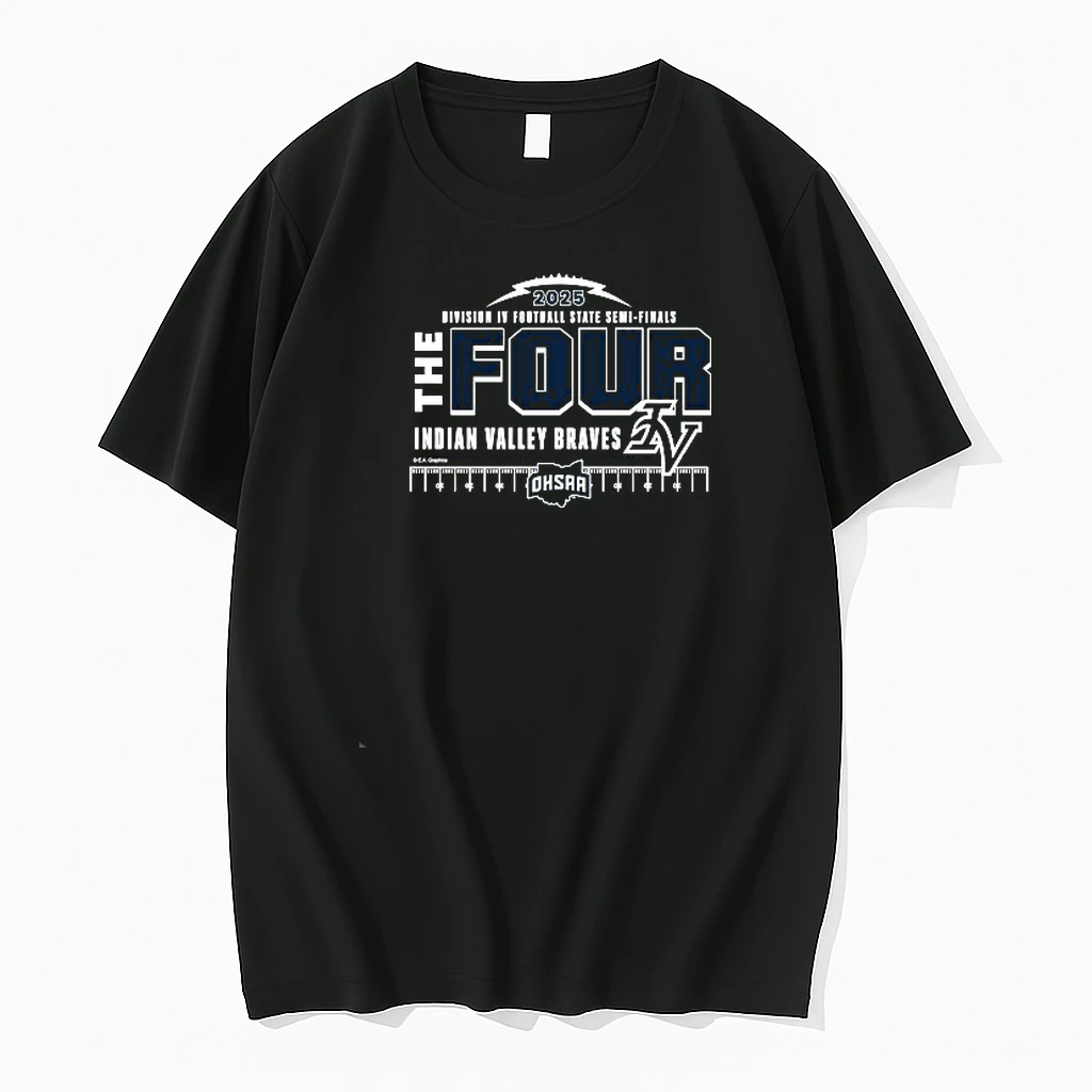 Indian Valley Braves Ohsaa 2025 Division Iv Football State Semi Finals The Four Logo Shirts
