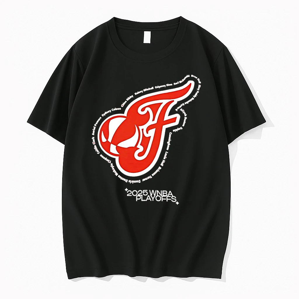 Indiana Fever 2025 Wnba Playoffs Name Players Shirts