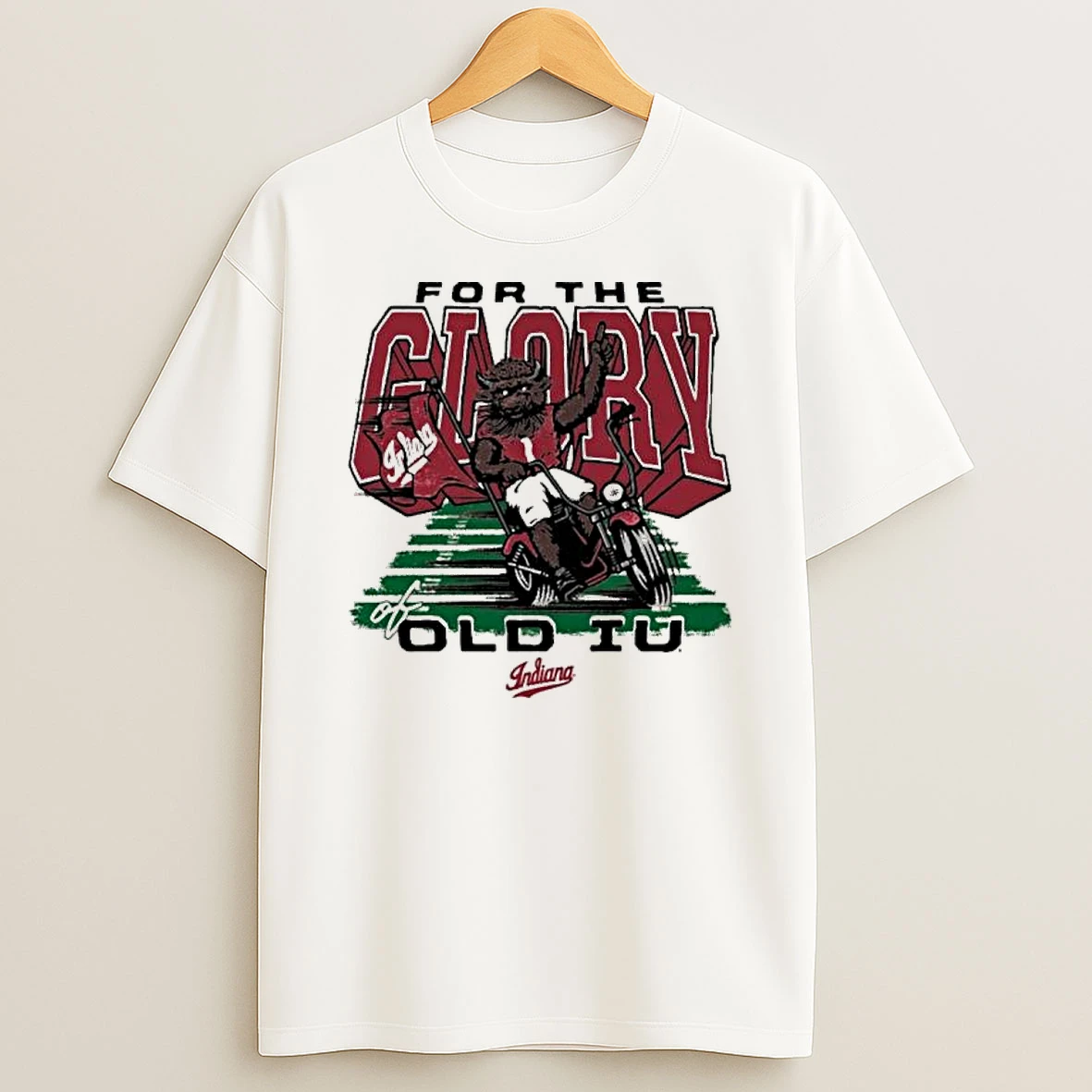 Indiana Football For The Glory Of Old Iu Bison Vintage Shirts