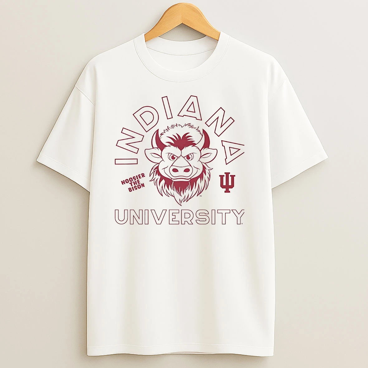 Indiana Hoosier The Bison T Shirts