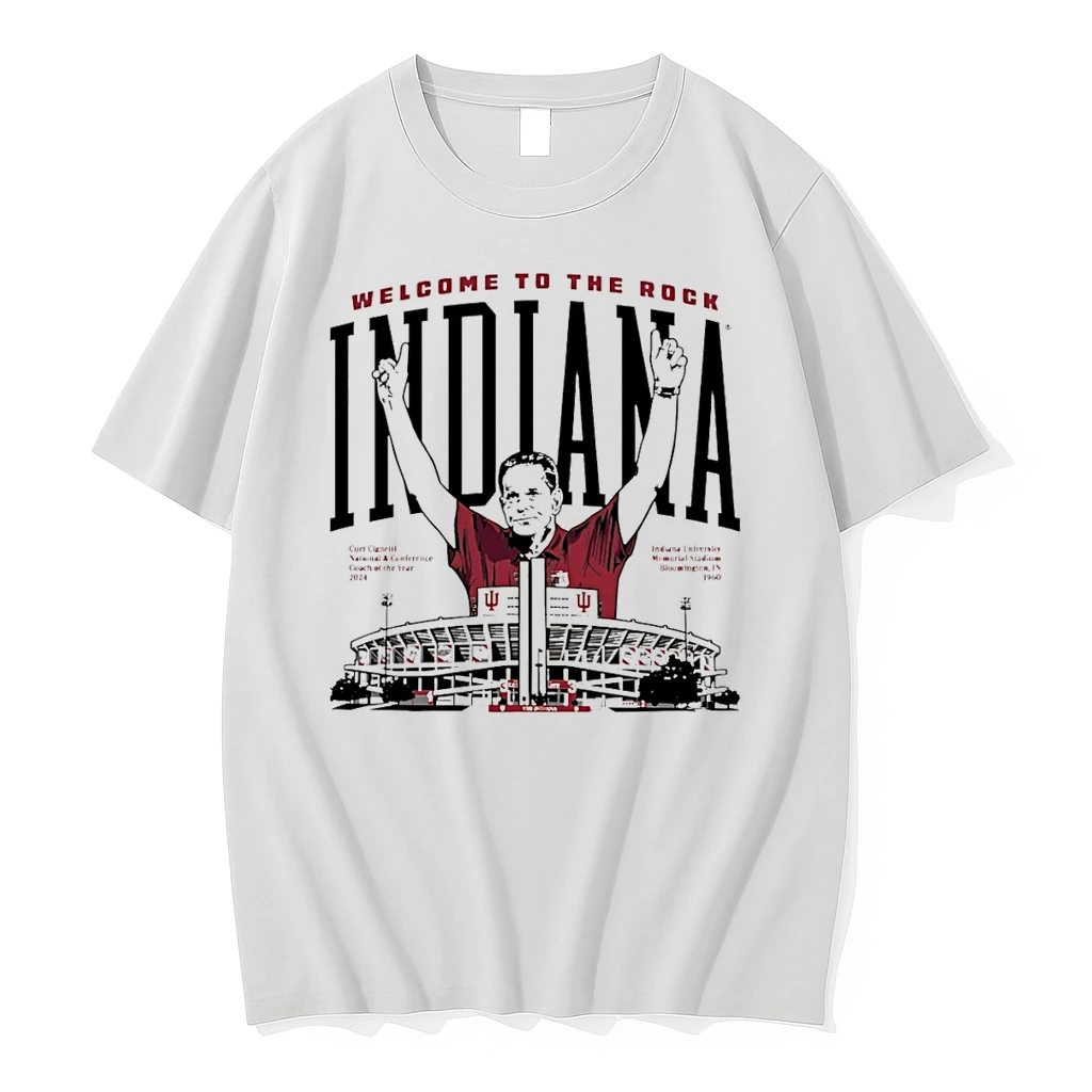 Indiana Hoosiers Curt Cignetti Welcome To The Rock Shirts