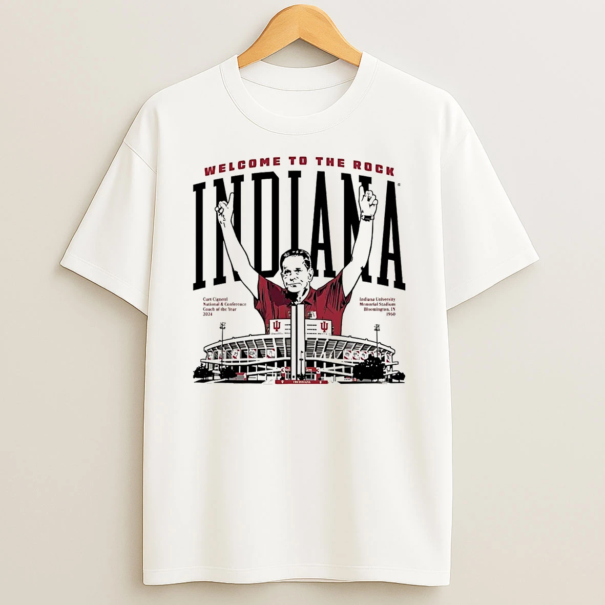 Indiana Hoosiers Coach Curt Cignetti Welcome To The Rock Shirts