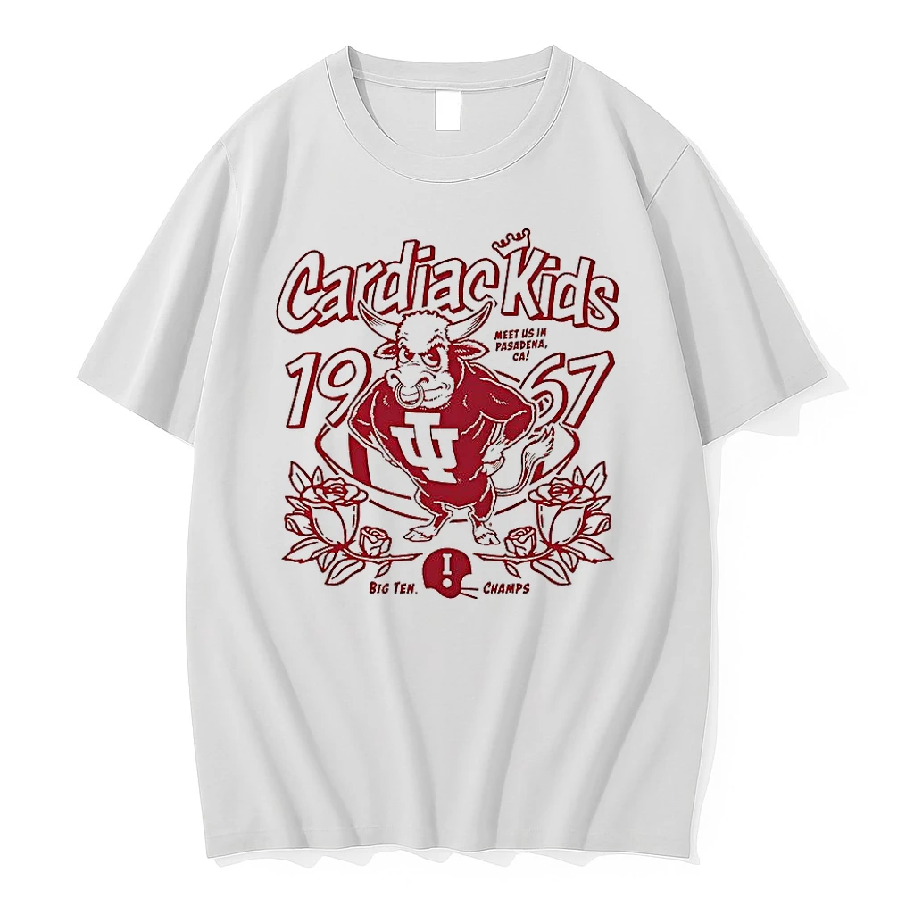 Indiana Hoosiers Football Cardiac Kids 1967 Big Ten Champs Mascot Shirts