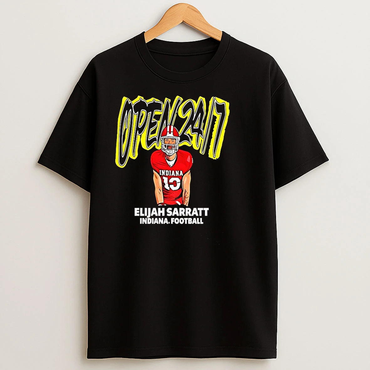 Indiana Hoosiers Open 24 7 Elijah Sarratt Football T Shirts