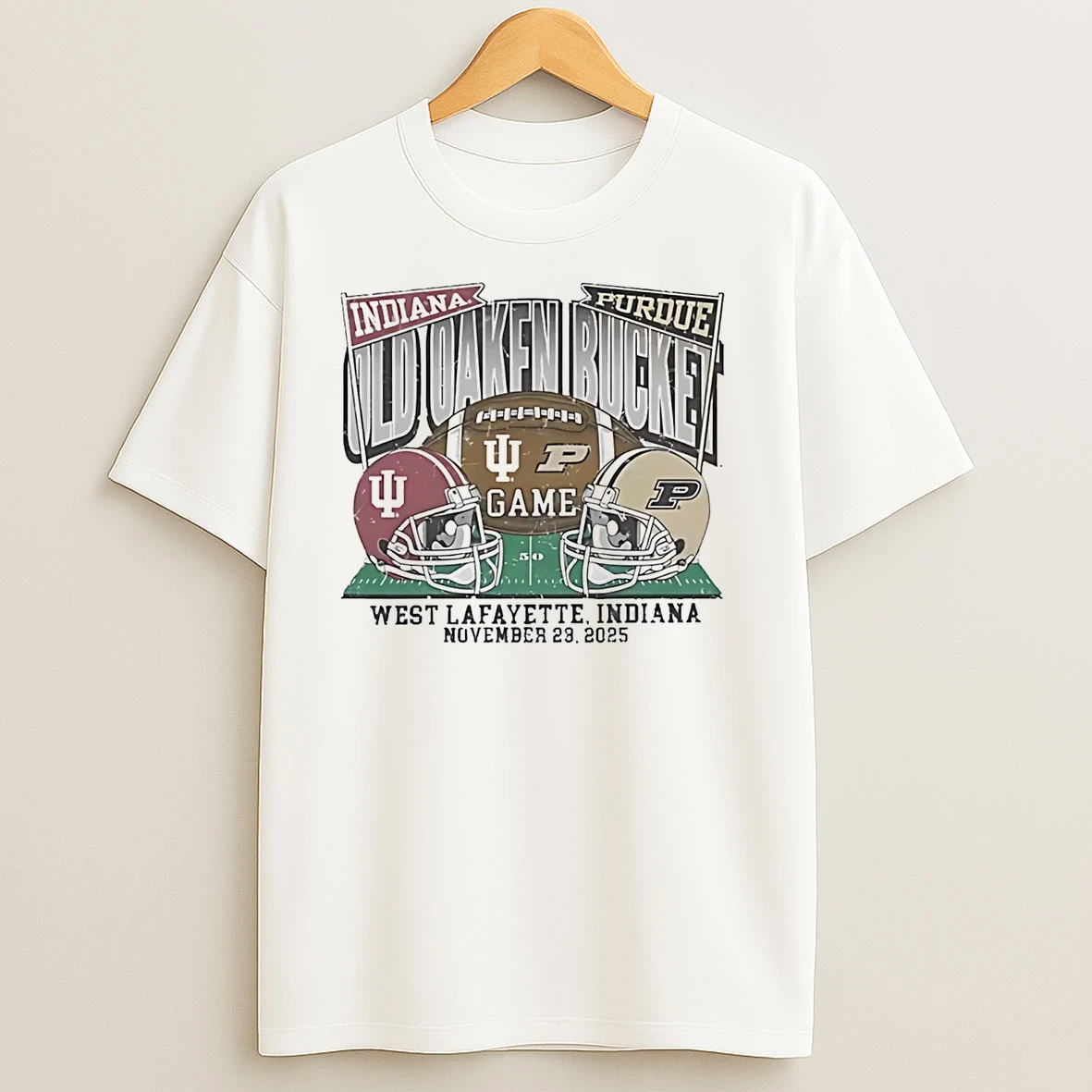 Indiana Hoosiers Vs Purdue Boilermakers Old Oaken Bucket 2025 T Shirts