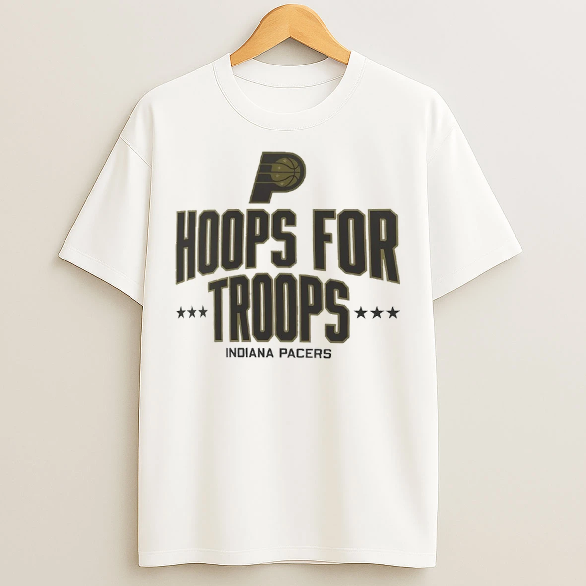 Indiana Pacers Hoops For Troops T Shirts