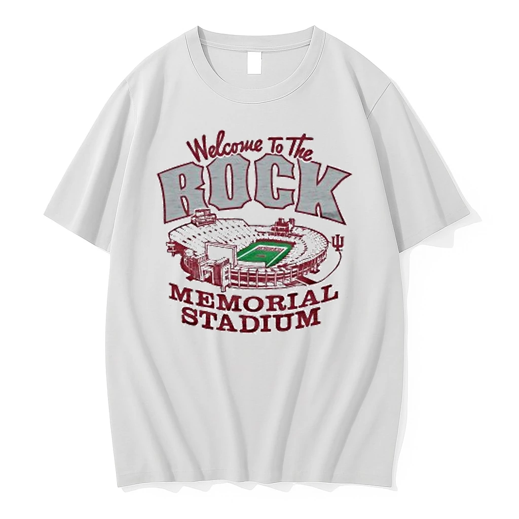 Indiana University Memorial Stadium Welcome To The Rock 2025 Shirts
