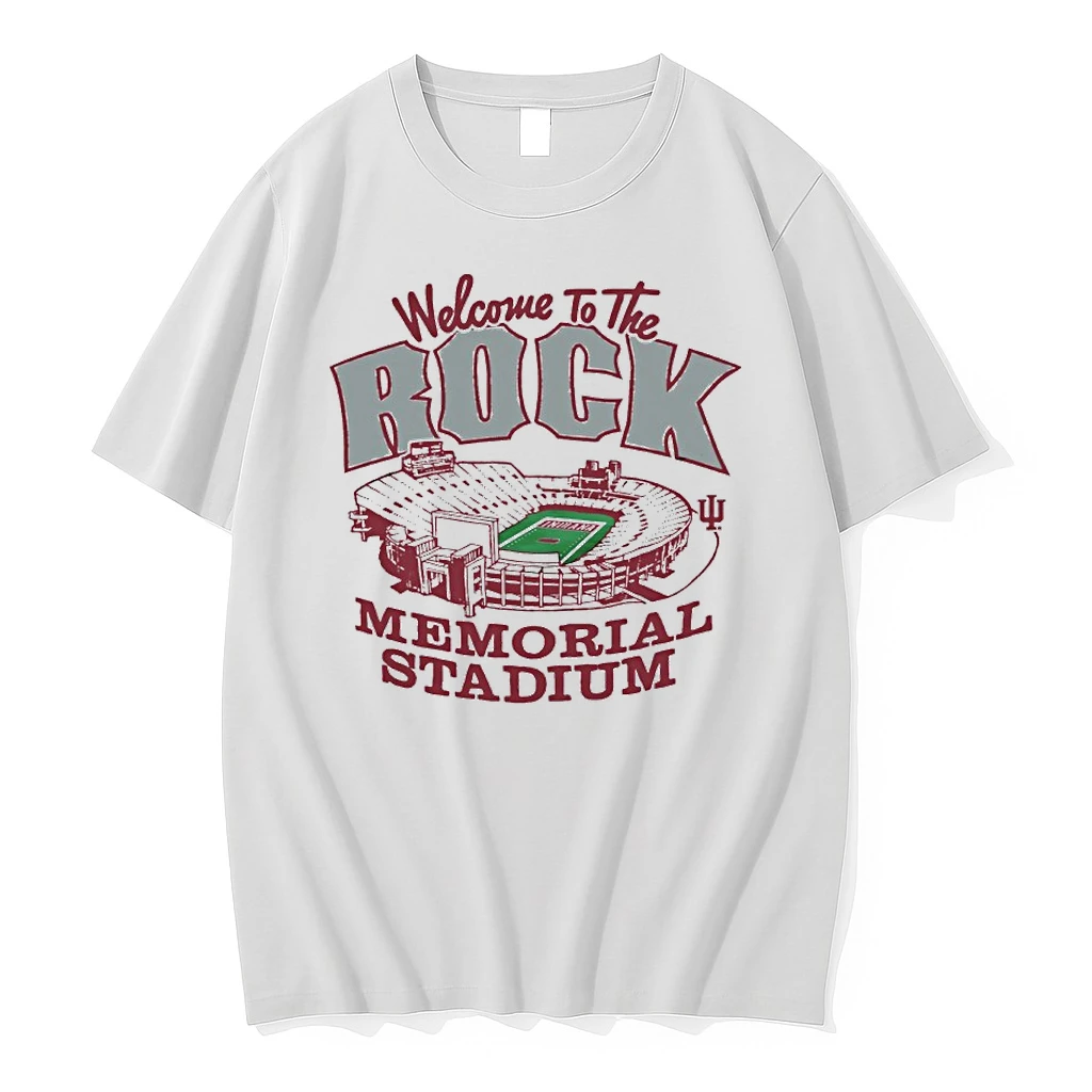 Indiana University Welcome To The Rock Memorial Stadium Shirts