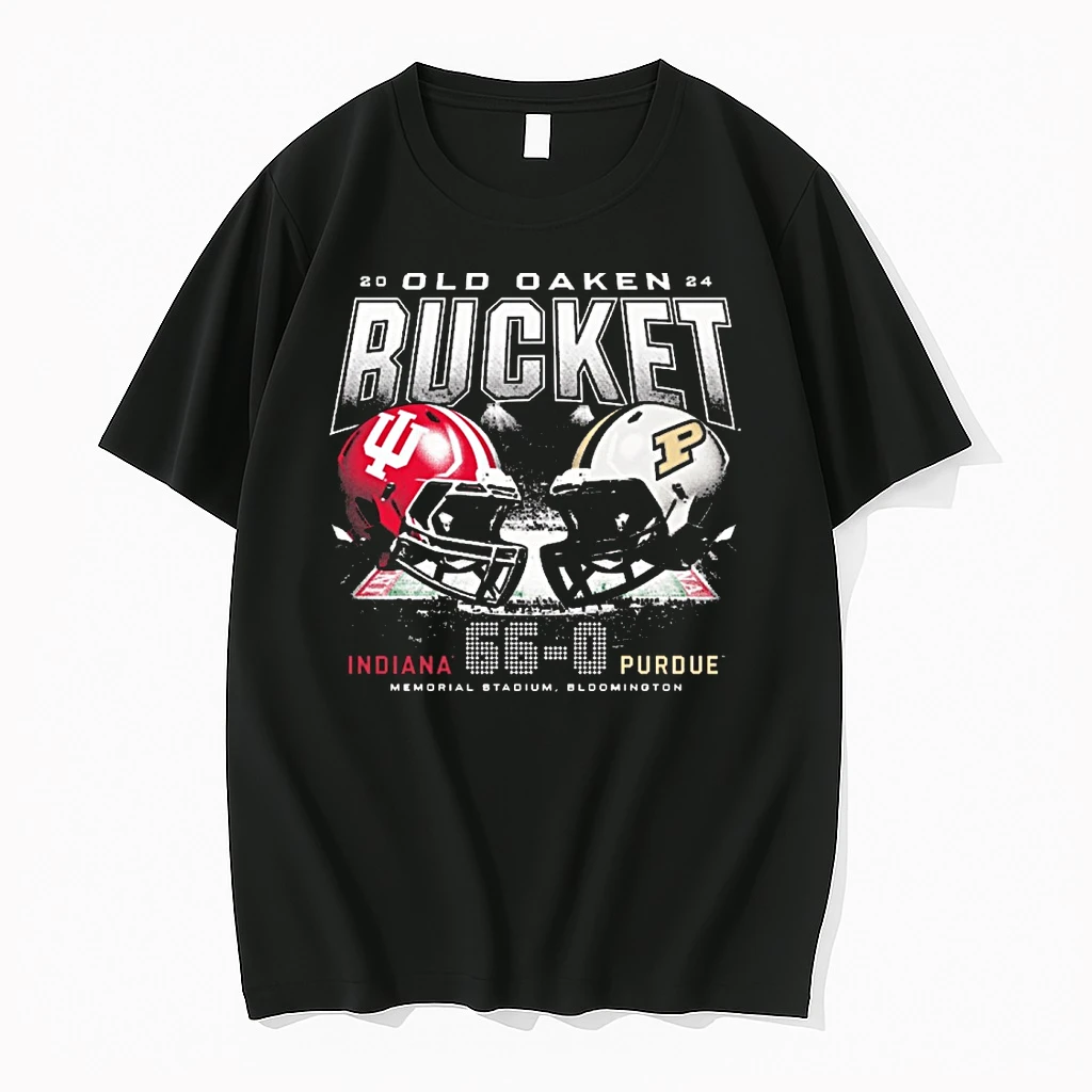 Indiana Vs Purdue Old Oaken Bucket 66 To 0 Memorial Stadium Bloomington Helmet Shirts