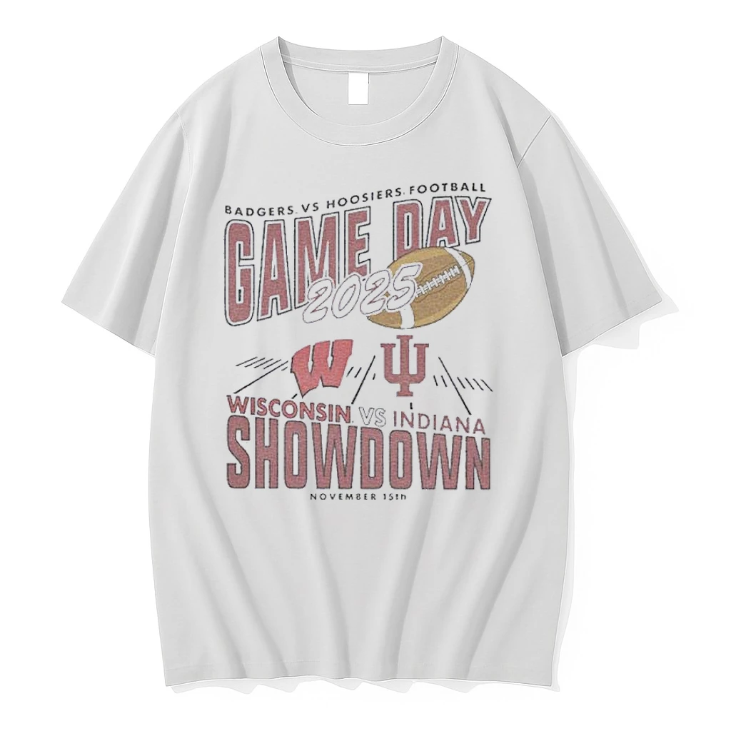 Indiana Vs Wisconsin Showdown Football November 15th 2025 Shirts