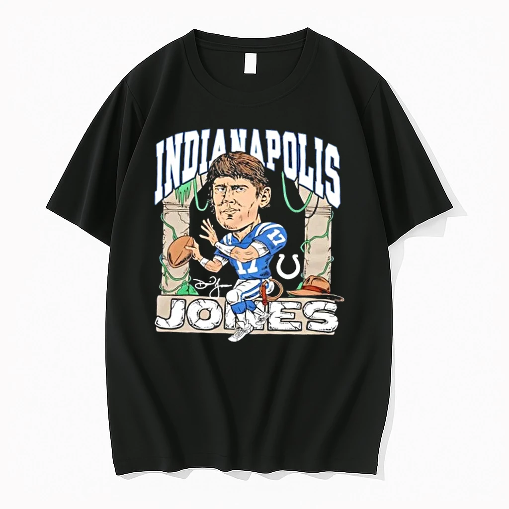 Indianapolis Colts Daniel Jones Caricature Signature Shirts