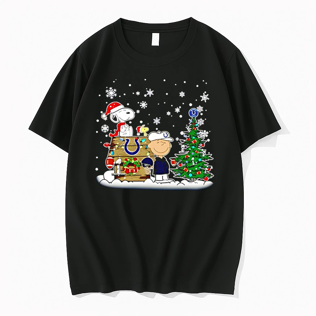 Indianapolis Colts Football Champions Snoopy Charlie Brown Christmas Shirts